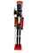 47.25" ~4ft Tall Life-Size Large/Giant Blue Glitter Christmas Wooden Nutcracker King African/Black